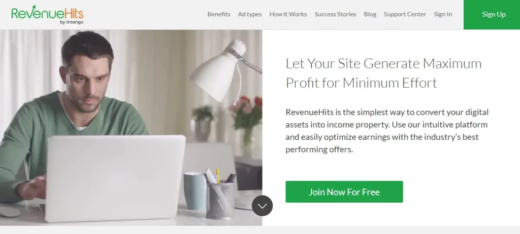 revenuehits ad network