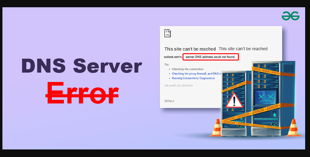 DNS server error